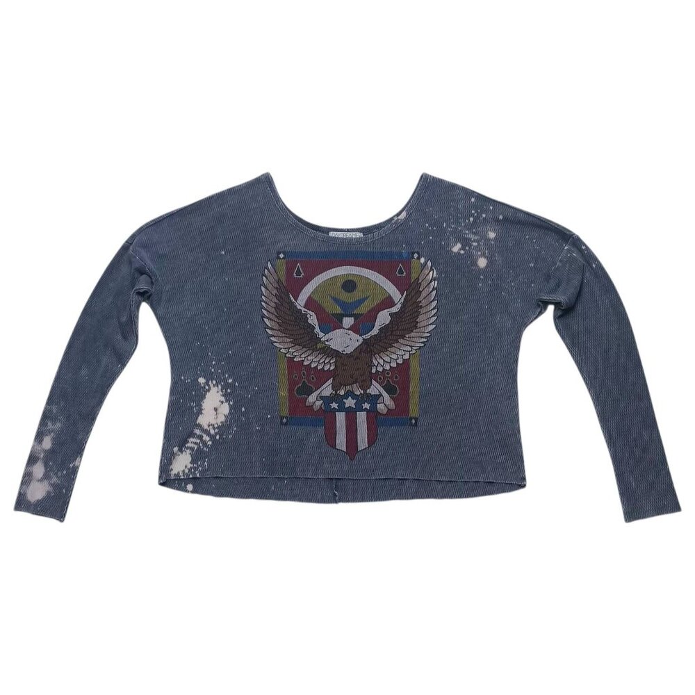 Daydreamer LA | Future American Thermal Top Custom Bleached Women's Size M/L